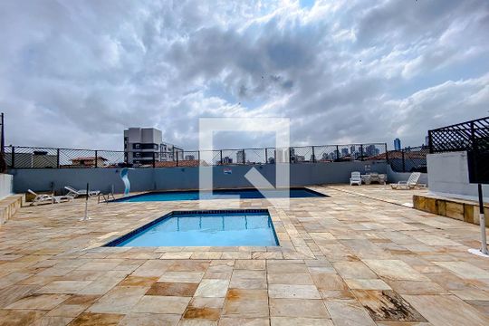 Área comum - Piscina de apartamento para alugar com 2 quartos, 57m² em Vila Canero, São Paulo