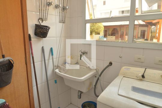 Área de Serviço de apartamento à venda com 3 quartos, 108m² em Jardim Bela Vista, Santo André