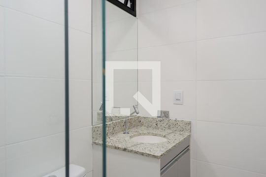 Banheiro da Suíte de apartamento para alugar com 1 quarto, 31m² em Santana, São Paulo