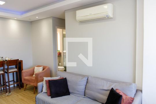 sala de apartamento à venda com 2 quartos, 62m² em Continental, Osasco