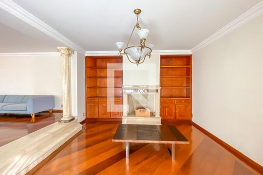 Sala de Lareira de apartamento à venda com 4 quartos, 412m² em Centro, São Bernardo do Campo