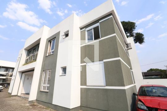 Fachada do bloco de apartamento à venda com 2 quartos, 44m² em Niterói, Canoas