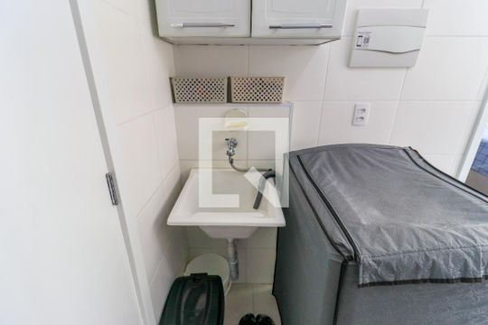Área de Serviço de apartamento para alugar com 1 quarto, 27m² em Jardim Mirante, São Paulo