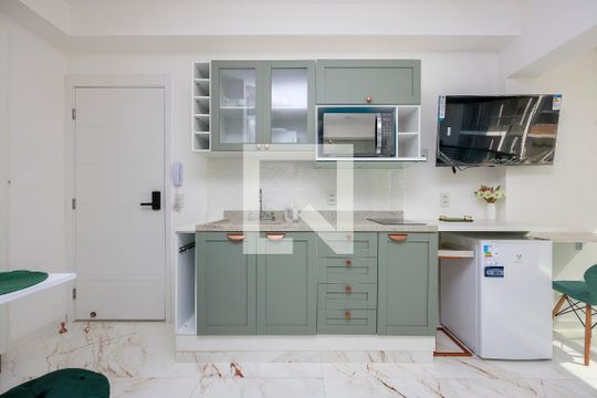 Studio de kitnet/studio para alugar com 1 quarto, 25m² em Brooklin, São Paulo