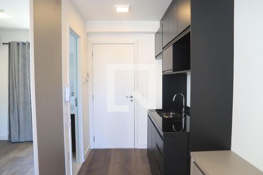 Cozinha Studio de kitnet/studio à venda com 1 quarto, 26m² em Mirandópolis, São Paulo