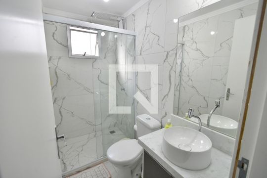 Banheiro Suíte de apartamento para alugar com 2 quartos, 60m² em Jardim Myrian Moreira da Costa, Campinas