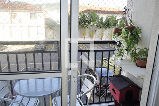 Varanda de apartamento para alugar com 2 quartos, 48m² em Rocha, Rio de Janeiro