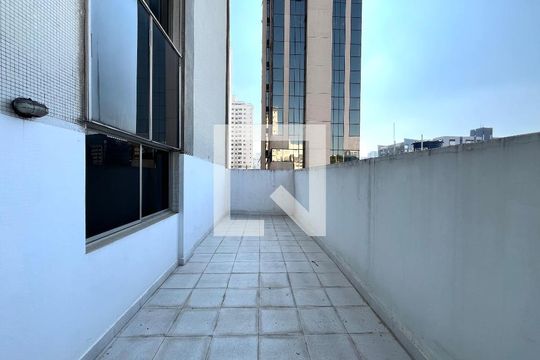 Varanda Sala de apartamento à venda com 1 quarto, 112m² em Vila Clementino, São Paulo