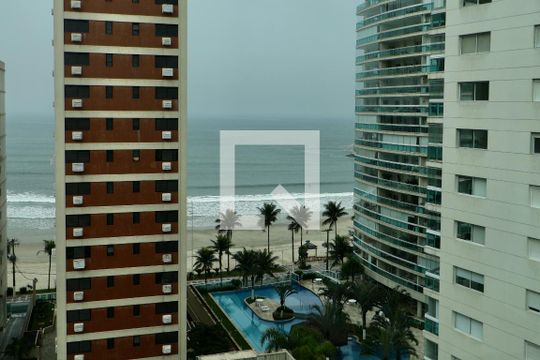 Área comum - Vista de apartamento para alugar com 2 quartos, 90m² em Vila Alzira, Guarujá