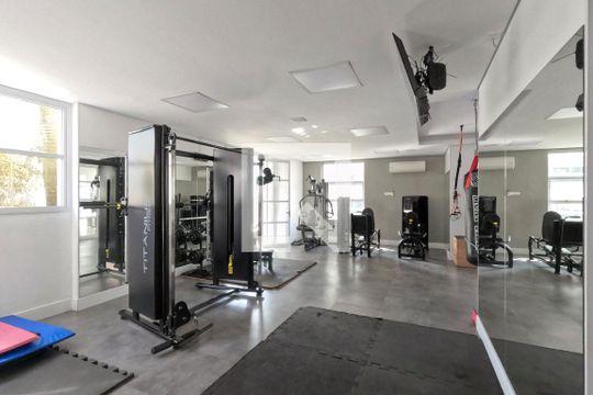 Área Comum - Academia de apartamento para alugar com 3 quartos, 189m² em Gonzaga, Santos
