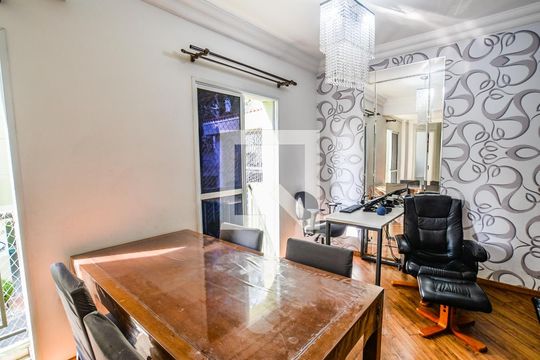 Sala de Jantar de casa de condomínio à venda com 3 quartos, 157m² em Vila Eldizia, Santo André