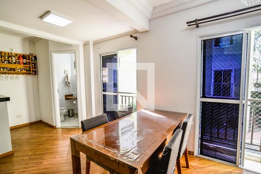 Sala de Jantar de casa de condomínio à venda com 3 quartos, 157m² em Vila Eldizia, Santo André