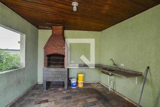 Área comum - Churrasqueira de casa de condomínio à venda com 3 quartos, 157m² em Vila Eldizia, Santo André