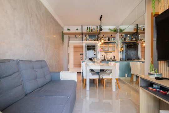 Sala de apartamento à venda com 2 quartos, 52m² em Santa Terezinha, São Bernardo do Campo