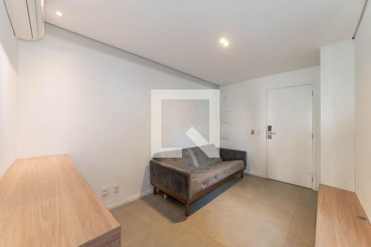 Sala de apartamento à venda com 1 quarto, 39m² em Moema, São Paulo