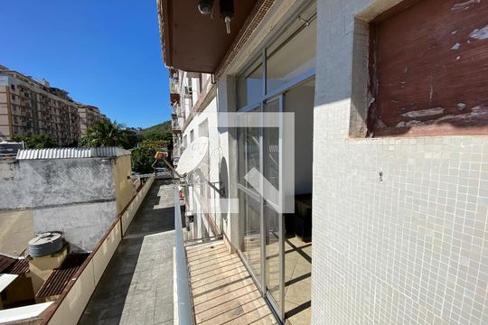 Varanda da Sala de apartamento à venda com 3 quartos, 78m² em Riachuelo, Rio de Janeiro