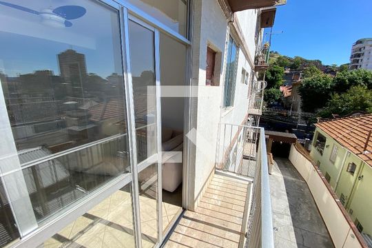 Varanda da Sala de apartamento à venda com 3 quartos, 78m² em Riachuelo, Rio de Janeiro