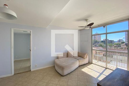 Sala de apartamento à venda com 3 quartos, 78m² em Riachuelo, Rio de Janeiro