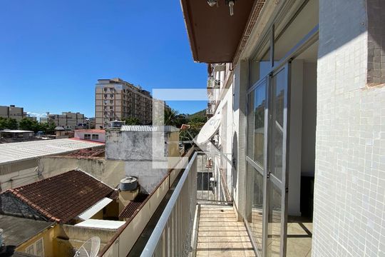 Varanda da Sala de apartamento à venda com 3 quartos, 78m² em Riachuelo, Rio de Janeiro