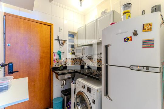 Cozinha de kitnet/studio à venda com 1 quarto, 33m² em Campos Elíseos, São Paulo