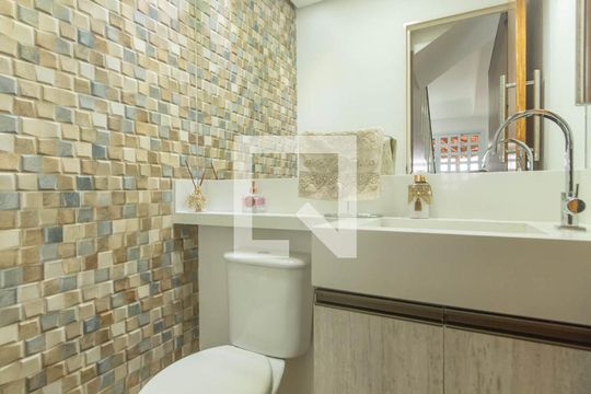 Lavabo de casa de condomínio à venda com 3 quartos, 214m² em Jabaquara, São Paulo