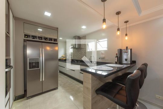 Cozinha de casa de condomínio à venda com 3 quartos, 214m² em Jabaquara, São Paulo