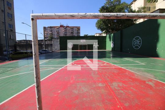 Área comum - Quadra poliesportiva de apartamento para alugar com 2 quartos, 55m² em Tomás Coelho, Rio de Janeiro