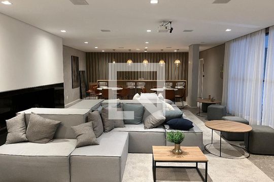 Área comum - Salão de festas de apartamento à venda com 1 quarto, 47m² em Vila Anastácio, São Paulo