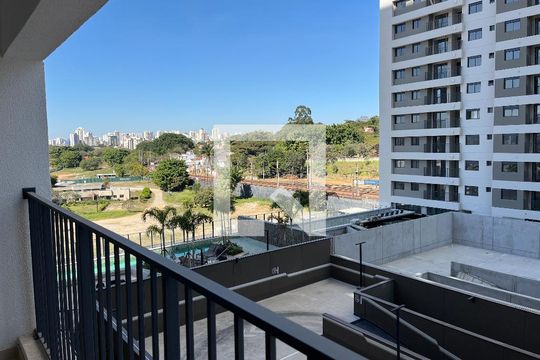 Varanda de apartamento à venda com 1 quarto, 47m² em Vila Anastácio, São Paulo