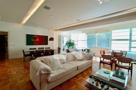 Sala de apartamento à venda com 4 quartos, 190m² em Copacabana, Rio de Janeiro