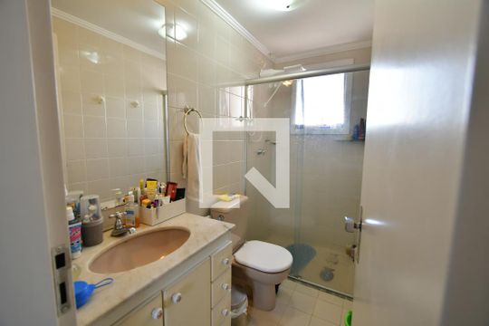 Banheiro do Quarto 3 de apartamento à venda com 3 quartos, 80m² em Ponte Preta, Campinas
