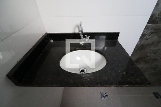 Banheiro da Suíte de apartamento à venda com 1 quarto, 26m² em Vila Pauliceia, São Paulo