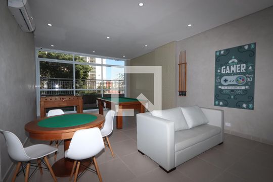 Área comum - Sala de jogos de apartamento à venda com 1 quarto, 31m² em Parque da Vila Prudente, São Paulo