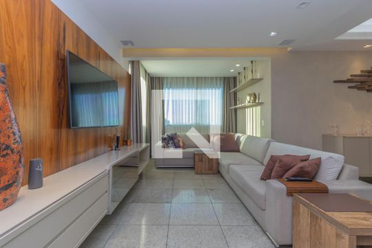 Sala de apartamento à venda com 4 quartos, 245m² em Colégio Batista, Belo Horizonte
