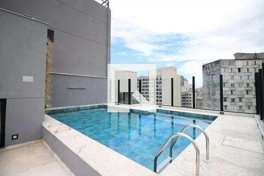 Área comum - Piscina de kitnet/studio à venda com 1 quarto, 35m² em Bela Vista, São Paulo