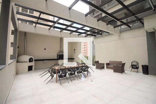 Área comum - Churrasqueira de kitnet/studio à venda com 1 quarto, 35m² em Bela Vista, São Paulo