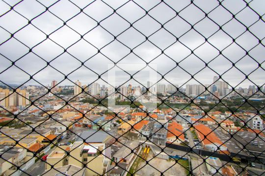 Vista da sala de apartamento à venda com 3 quartos, 100m² em Jardim Stella, Santo André