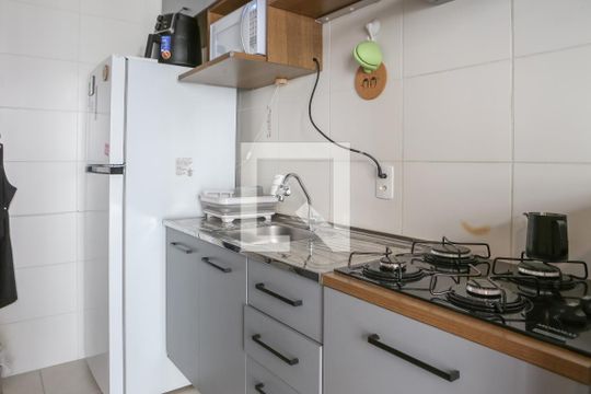 Sala e Cozinha de apartamento à venda com 1 quarto, 40m² em Bom Retiro, São Paulo