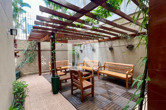 Área comum de apartamento para alugar com 3 quartos, 145m² em Paraíso, São Paulo