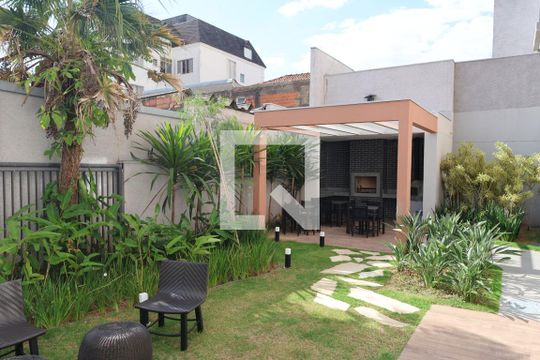 Área comum - Churrasqueira de apartamento para alugar com 1 quarto, 29m² em Moema, São Paulo