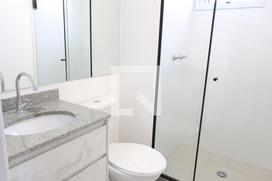 Banheiro de apartamento para alugar com 1 quarto, 29m² em Moema, São Paulo