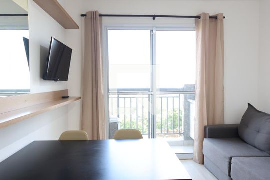 Sala de apartamento para alugar com 1 quarto, 29m² em Moema, São Paulo
