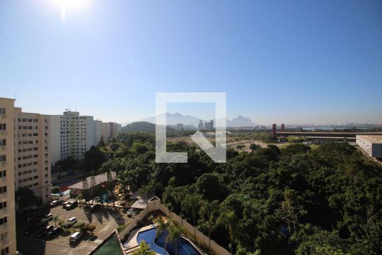 Sala - Vista de apartamento para alugar com 1 quarto, 40m² em Jacarepaguá, Rio de Janeiro