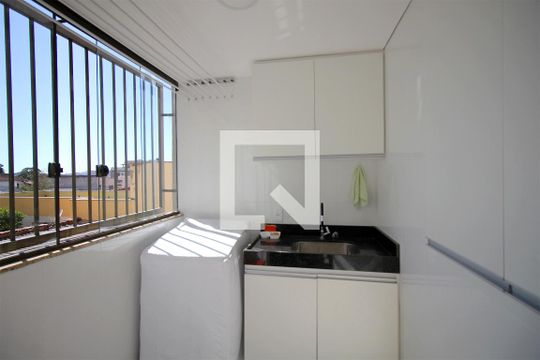 Área de Serviço de apartamento à venda com 3 quartos, 90m² em Sagrada Família, Belo Horizonte