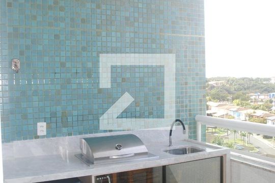 Varanda gourmet de apartamento para alugar com 1 quarto, 68m² em Patamares, Salvador