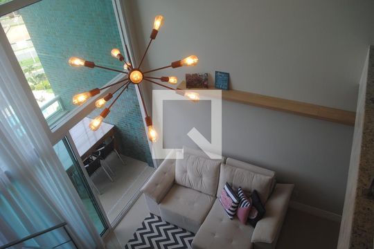 Sala de apartamento para alugar com 1 quarto, 68m² em Patamares, Salvador
