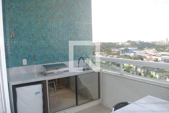 Varanda gourmet de apartamento para alugar com 1 quarto, 68m² em Patamares, Salvador
