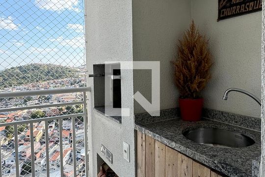 Varanda gourmet de apartamento à venda com 3 quartos, 72m² em Jardim Tupanci, Barueri