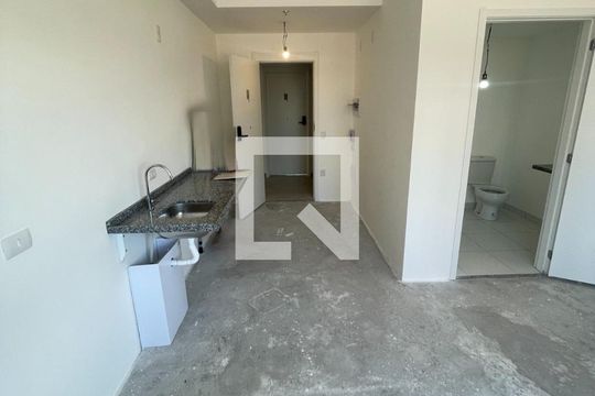 Cozinha de kitnet/studio à venda com 0 quarto, 24m² em Brooklin, São Paulo