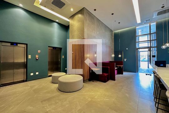 Hall Social Bloco de kitnet/studio à venda com 0 quarto, 24m² em Brooklin, São Paulo